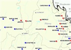 Location map - 2011 Rockhampton Flood